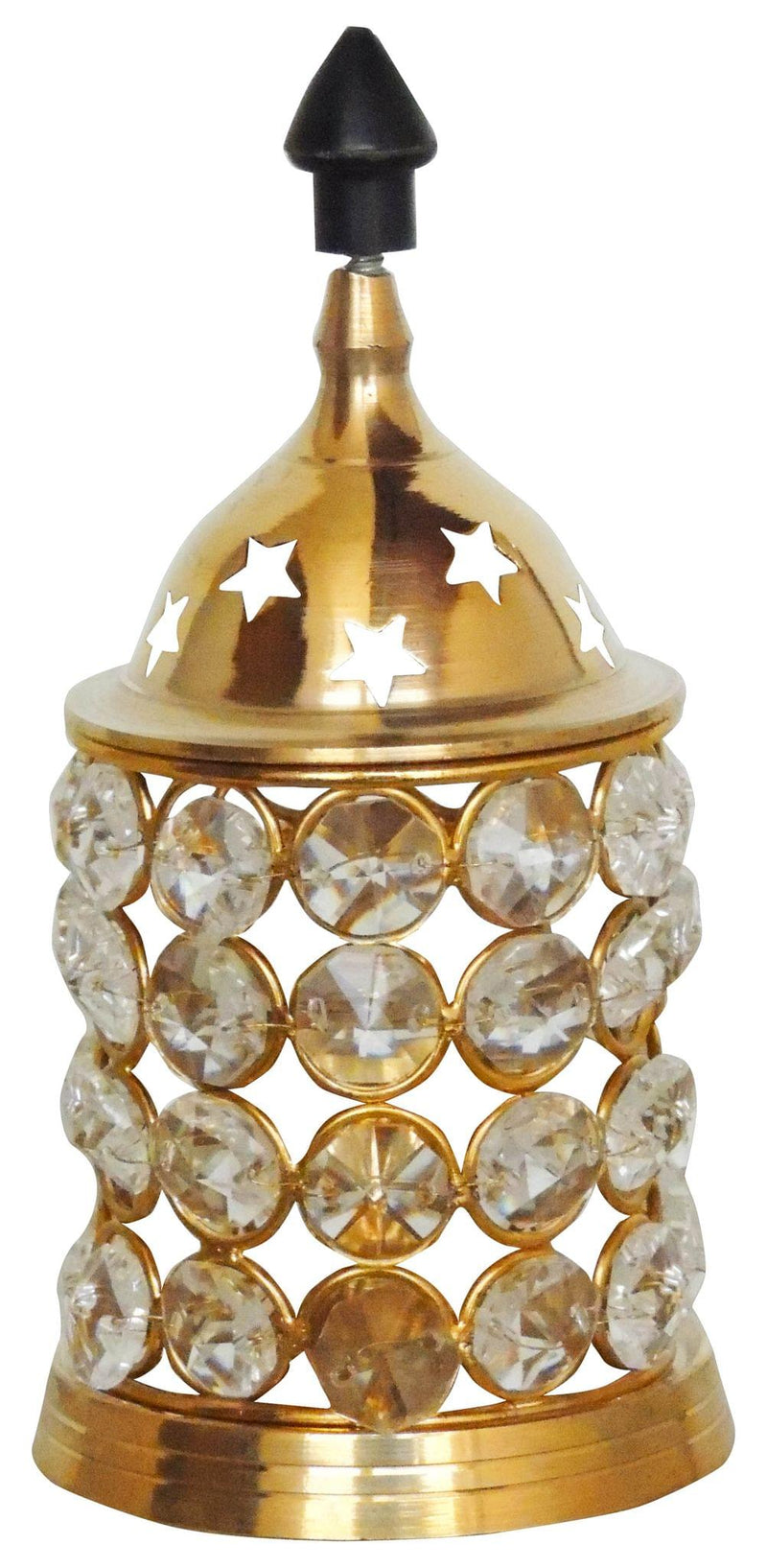 Brass Table Decor Oil Lamp Deep Jyoti No. 3 — 8"