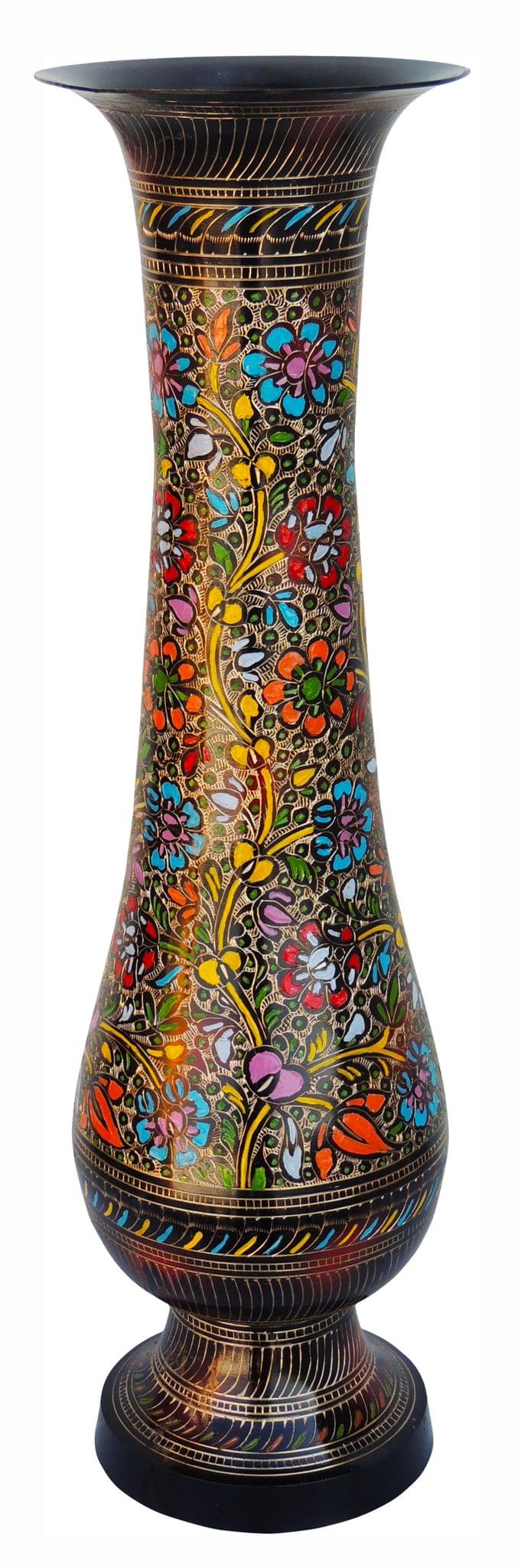 Brass & , Vase — 24"