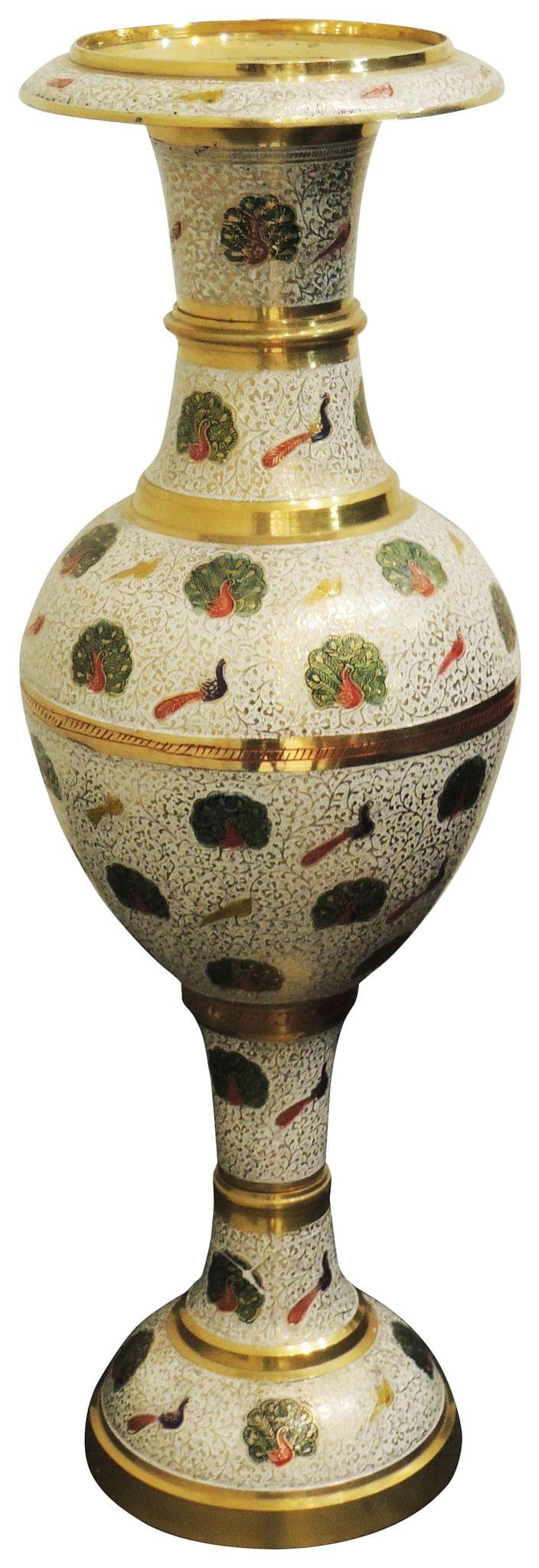 Brass & , Vase — 24"