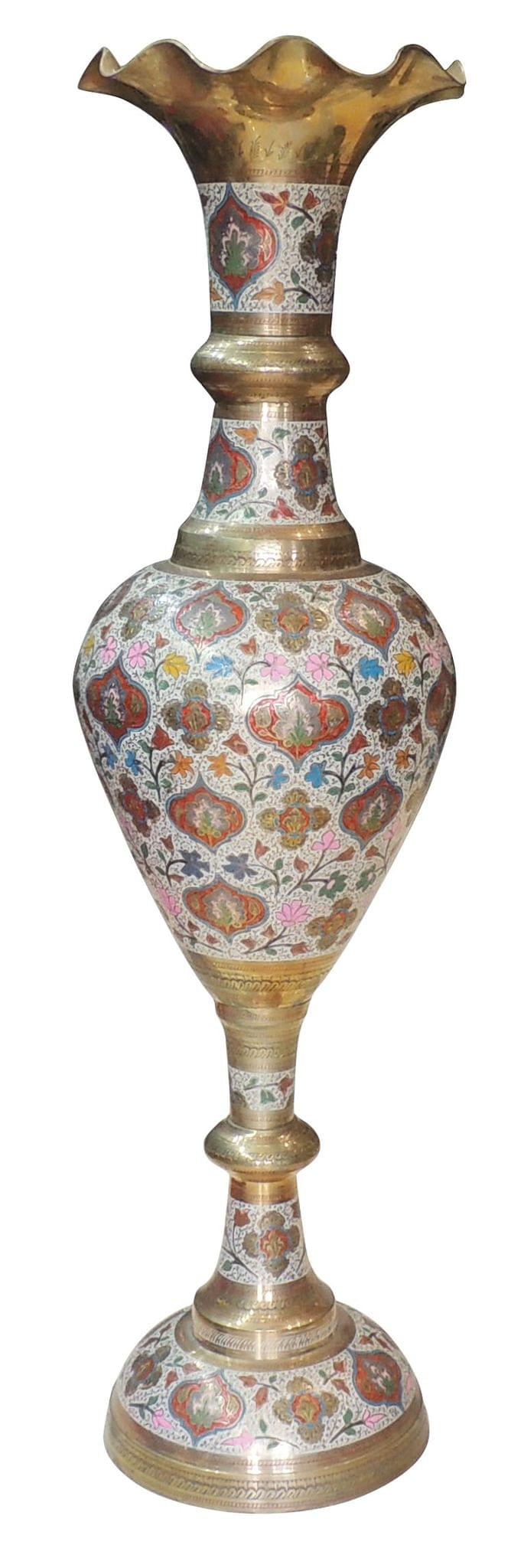 Brass & , Vase — 54"