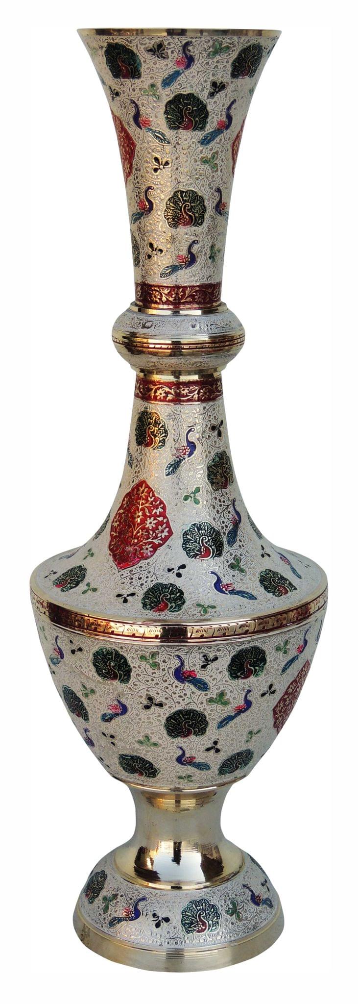 Brass & , Vase — 24"