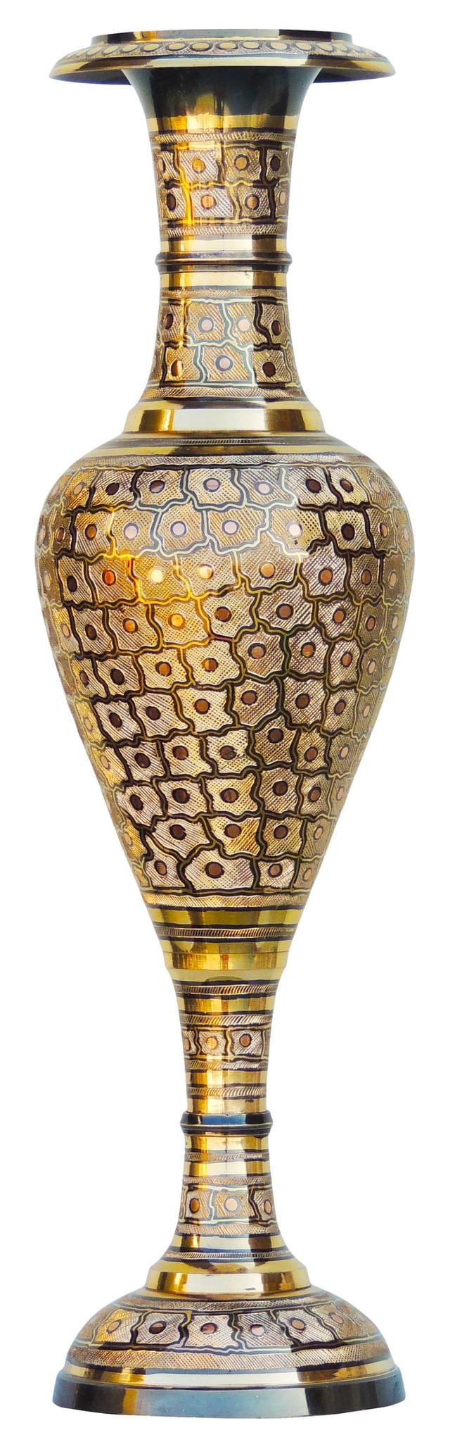 Brass & , Vase — 30"