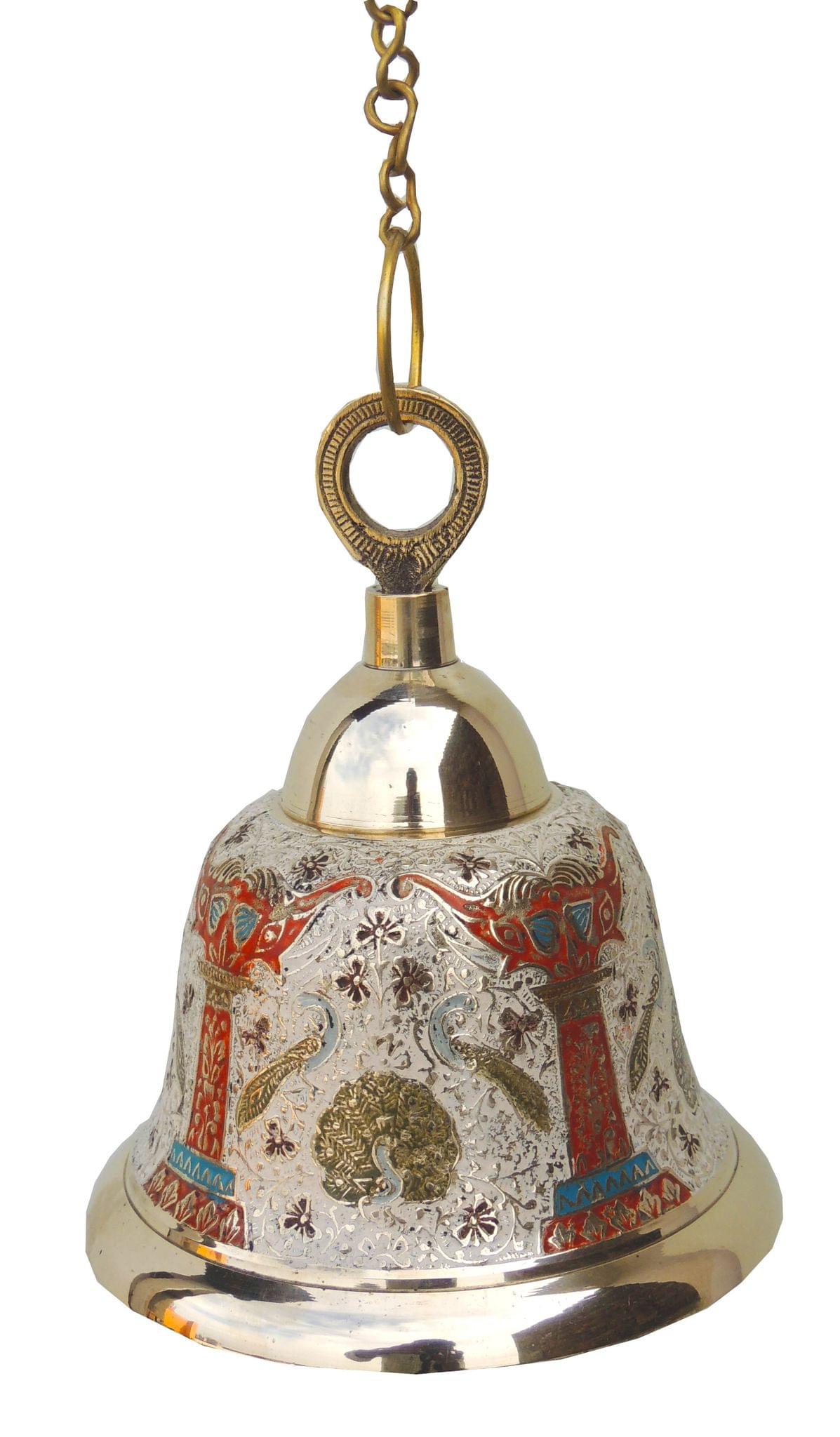 Brass Temple Pooja Bell, Bell — 8.5"