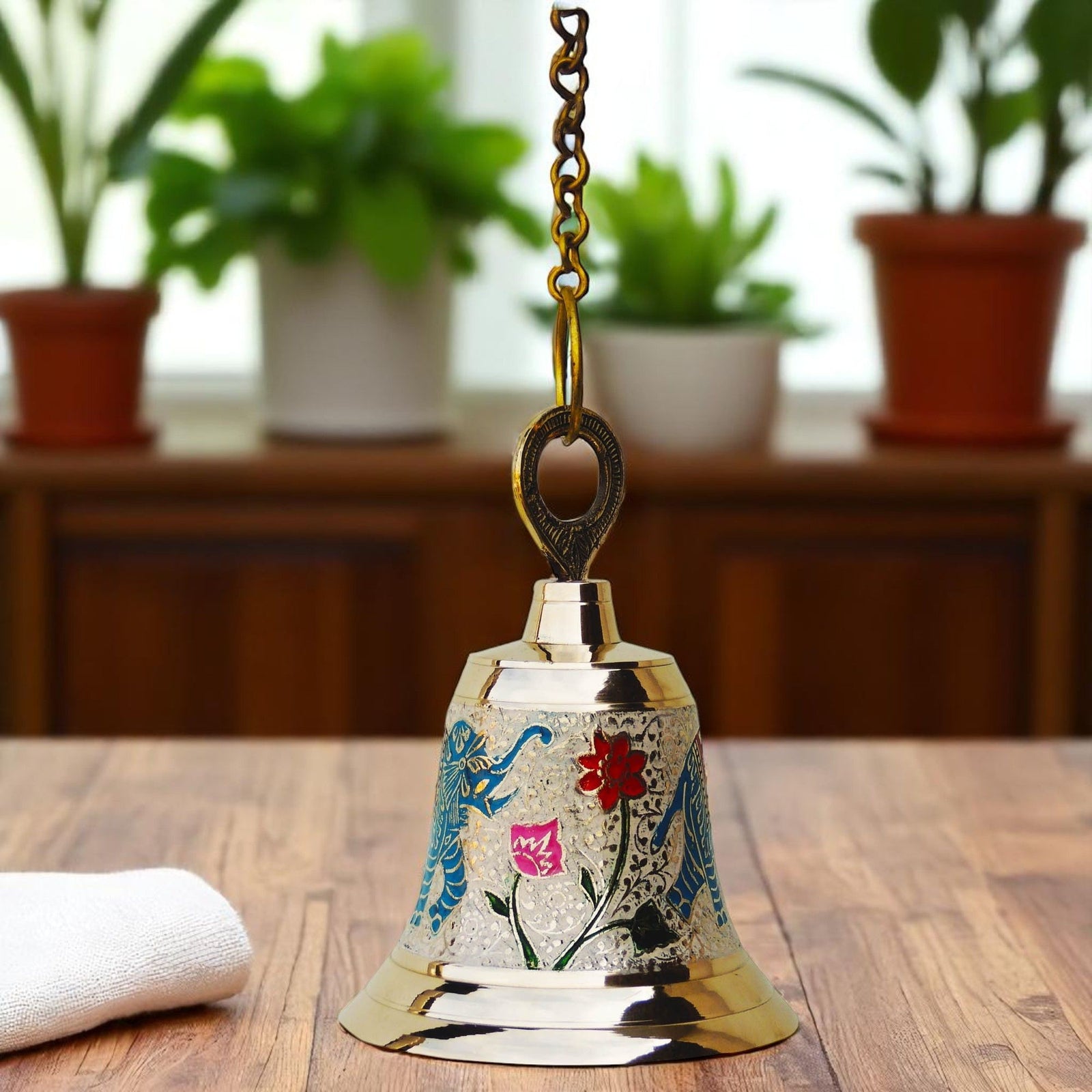 Brass Temple Pooja Bell, Bell — 7"