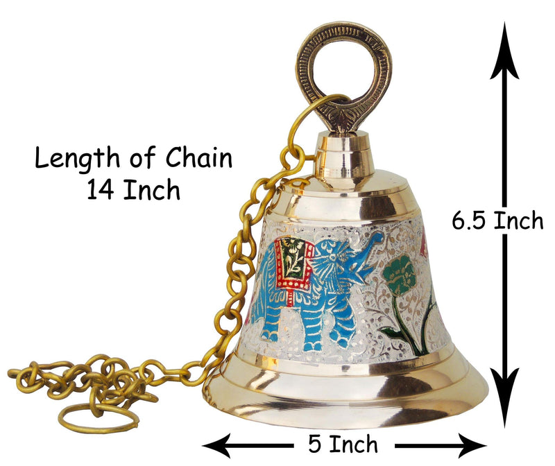 Brass Temple Pooja Bell, Bell — 6.5"
