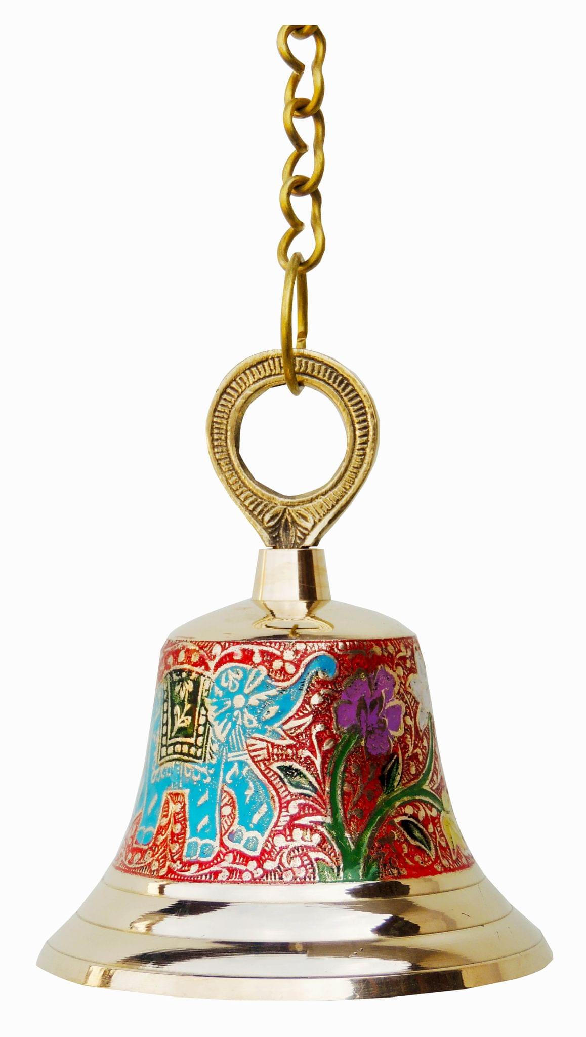 Brass Temple Pooja Bell, Bell — 6"