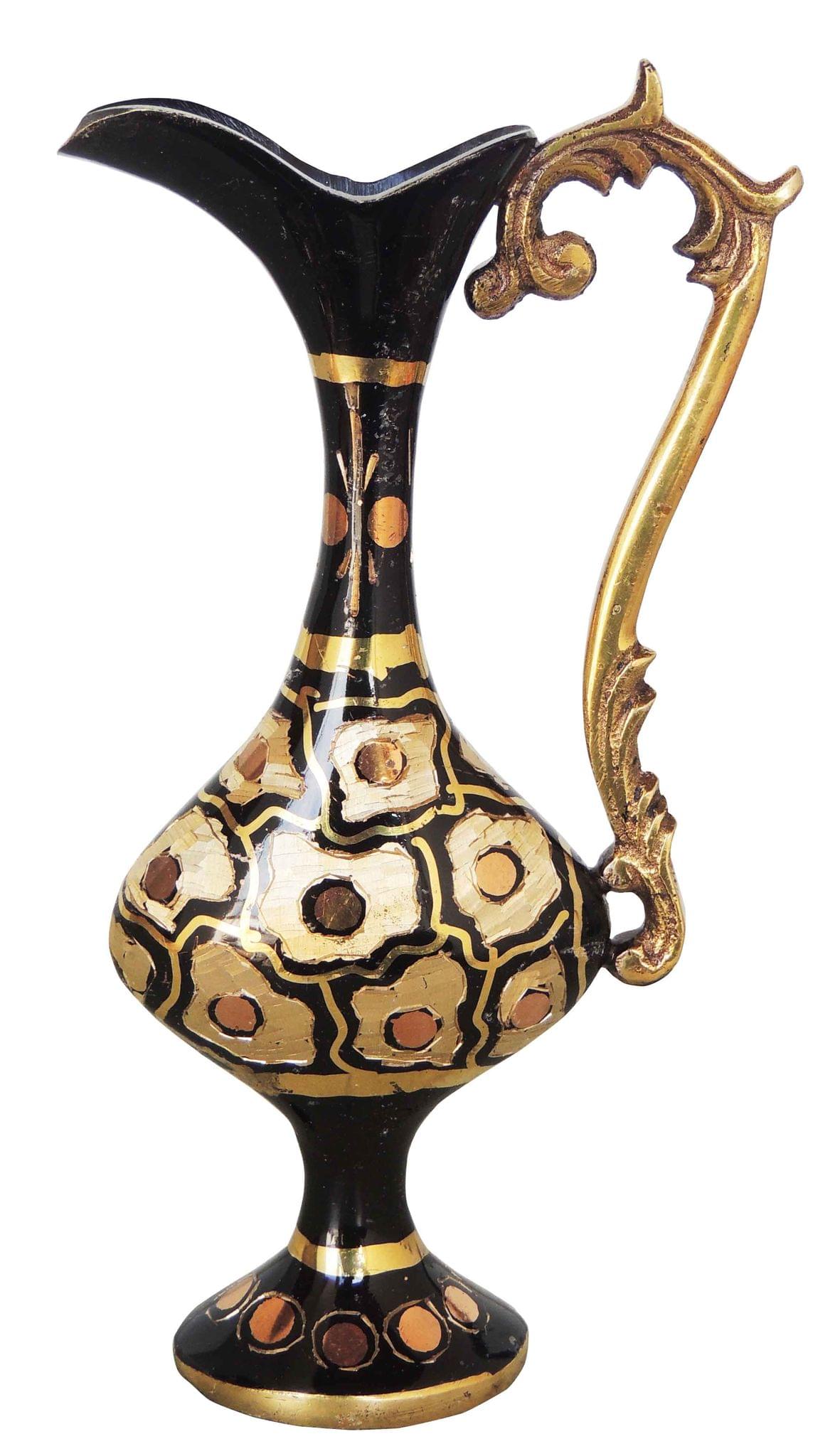 Brass & Surahi Shape , Vase — 7"