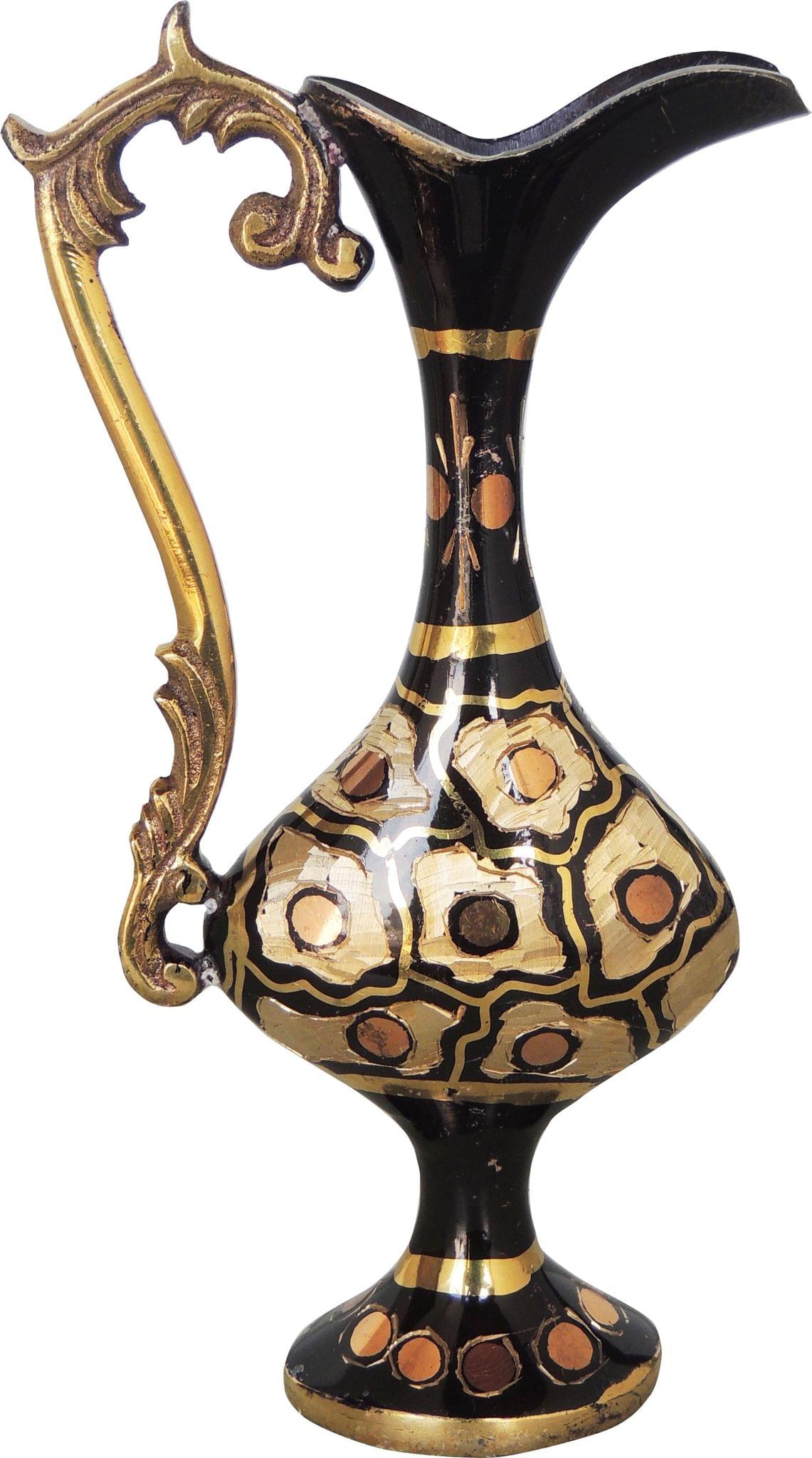 Brass & Surahi Shape , Vase — 7"