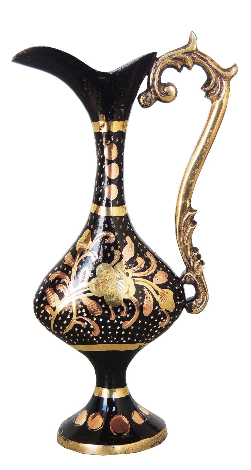 Brass & Surahi Shape , Vase — 7"