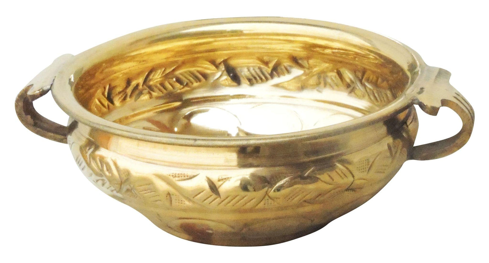Brass Urli Handwork Diameter 6.5 inch — 3"