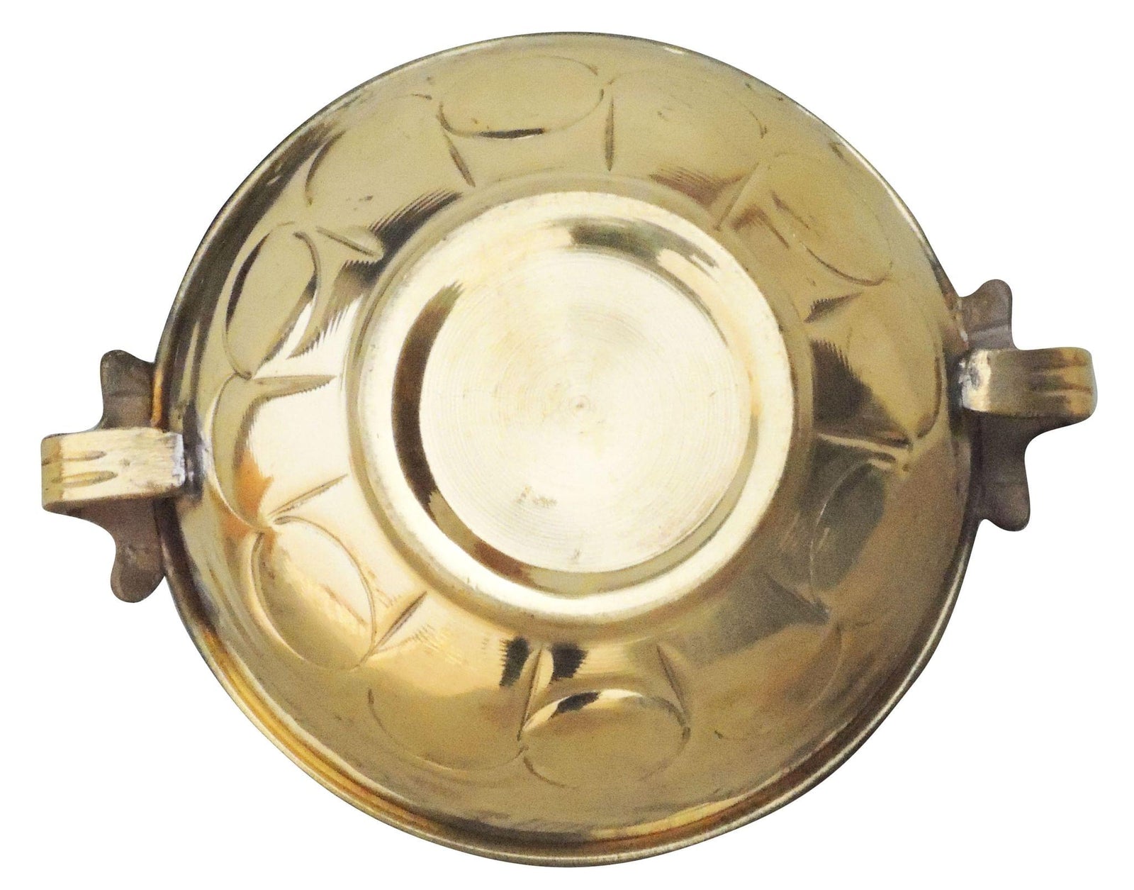 Brass Urli Handwork Diameter 6.5 inch — 3"