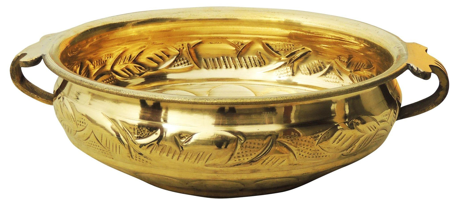 Brass Urli Handwork Diameter 8 Inch 500 gm — 2.8"