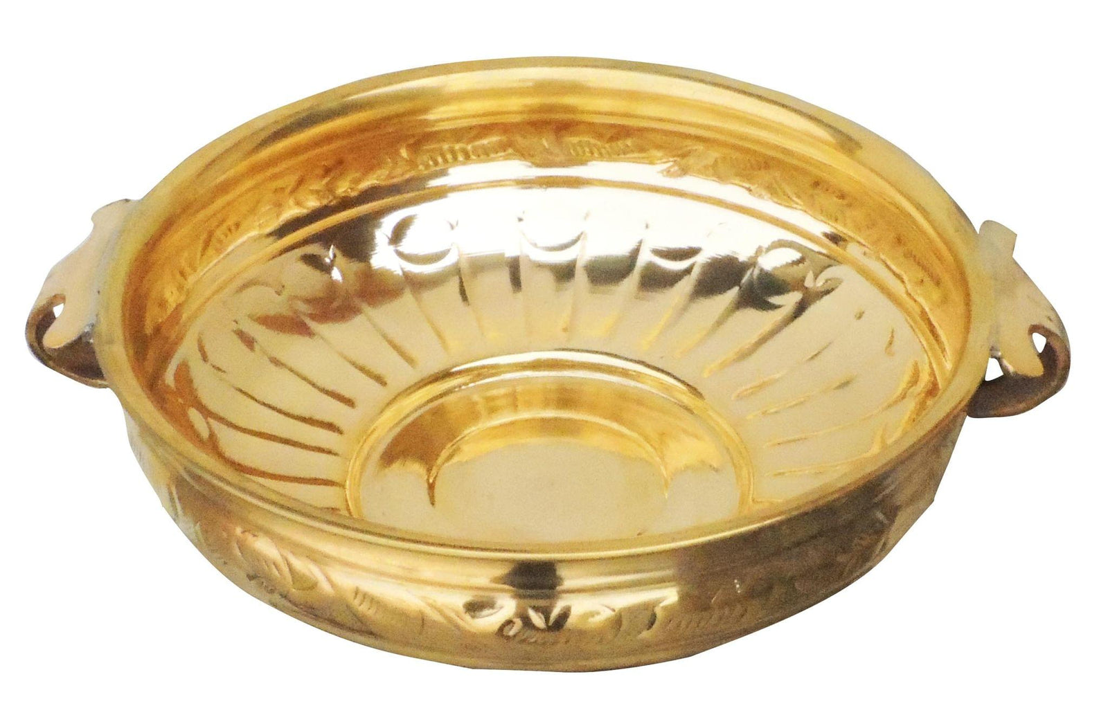 Brass Urli Handwork Diameter 14 inch — 4.8"
