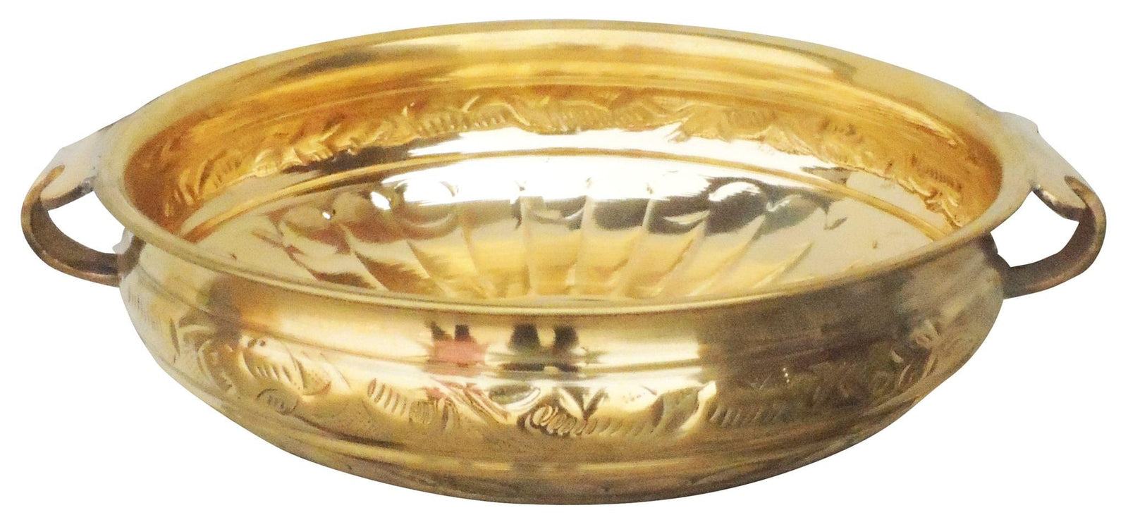 Brass Urli Handwork Diameter 14 inch — 4.8"
