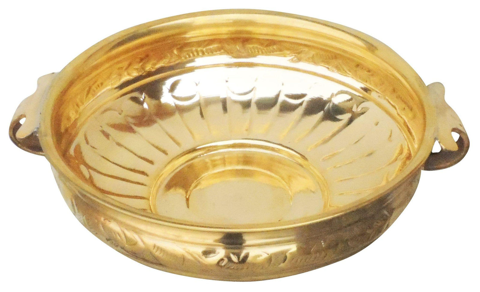 Brass Urli Handwork Diameter 14 inch — 4.8"