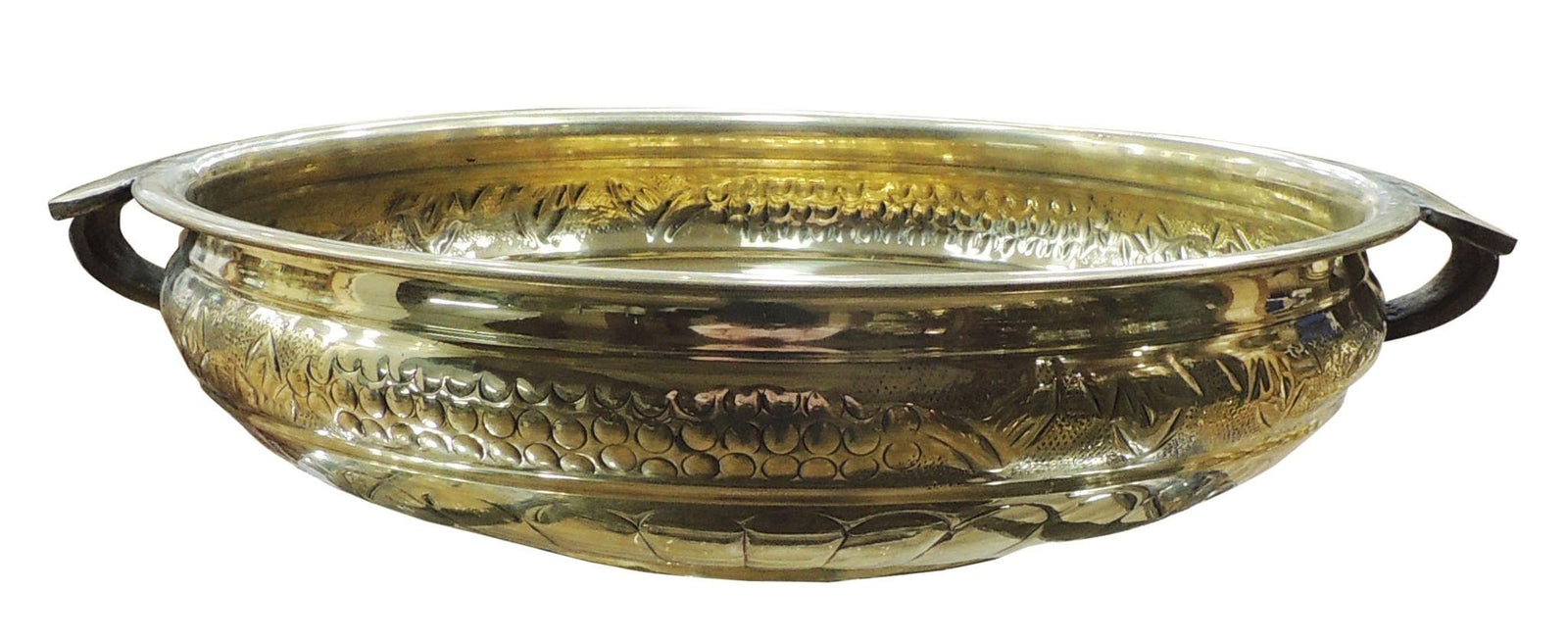 Brass Urli Handwork Diameter 18 inch — 5"