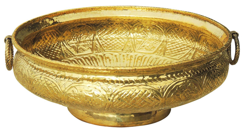 Brass Urli Handwork Diameter 27.7 inch — 10.5"
