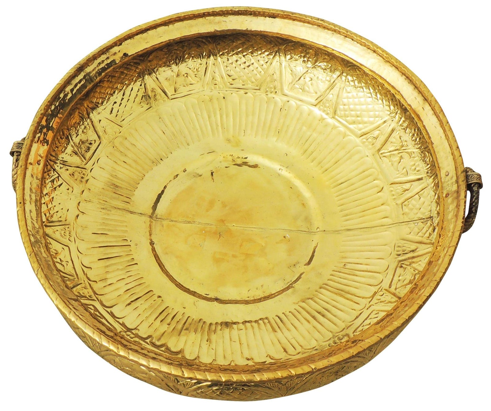 Brass Urli Handwork Diameter 27.7 inch — 10.5"