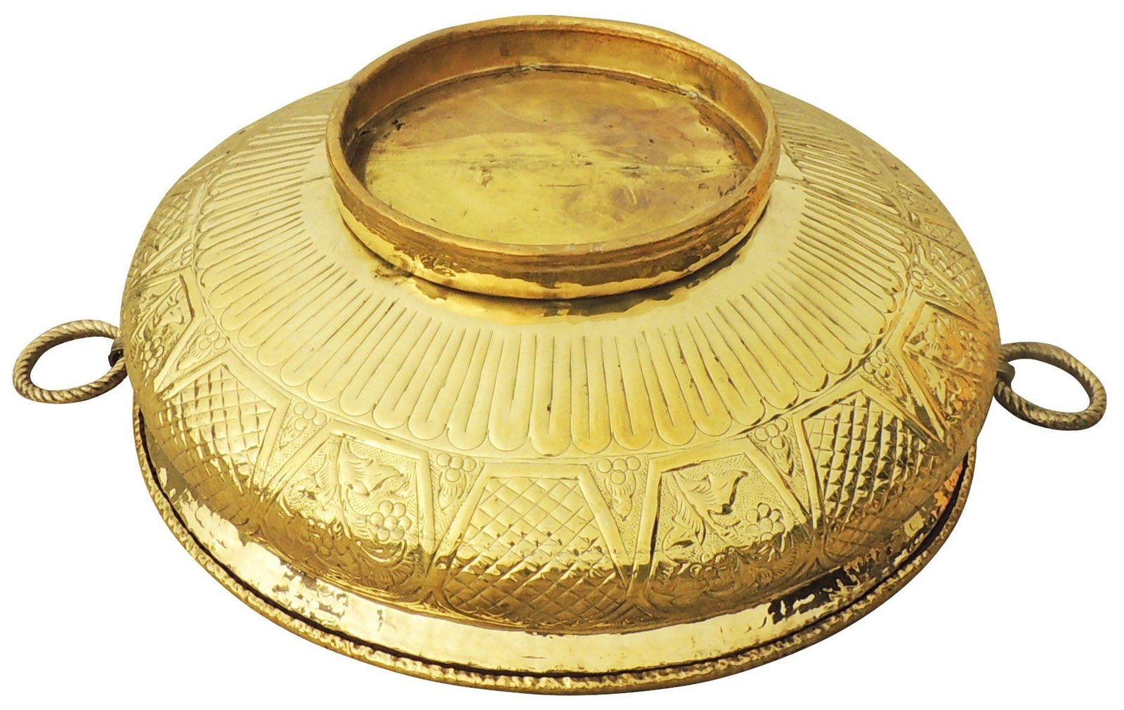 Brass Urli Handwork Diameter 27.7 inch — 10.5"