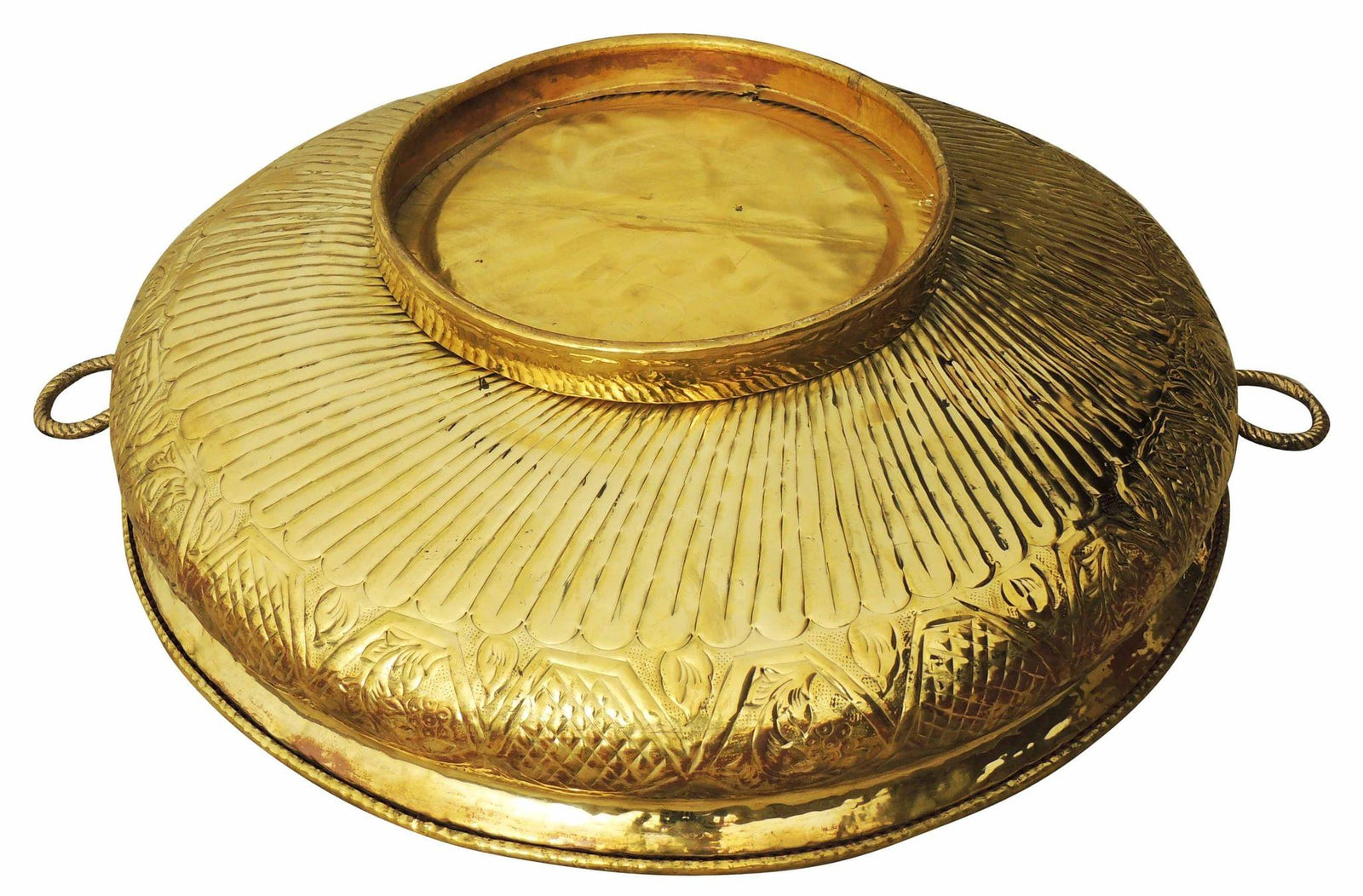Brass Urli Handwork Diameter 35 inch — 11.2"