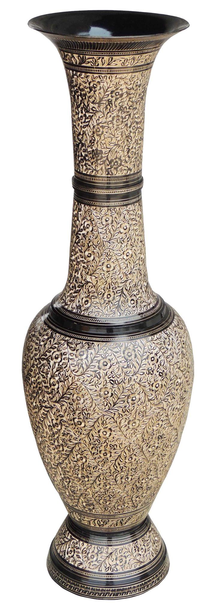 Brass & , Vase (F583/30) — 29.5"