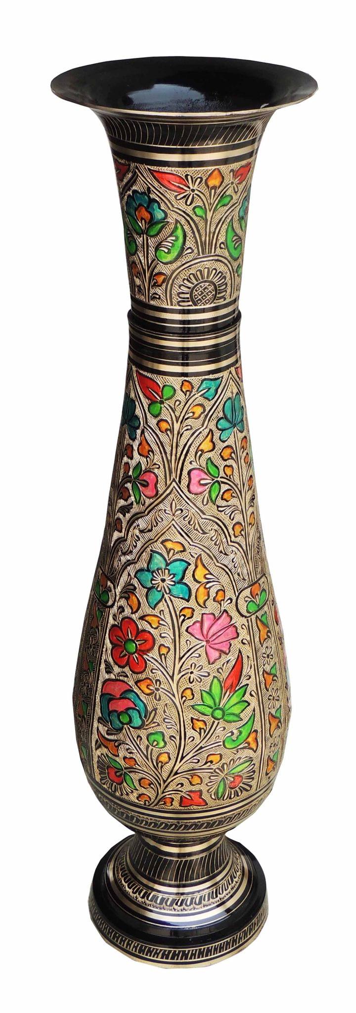 Brass & , Vase (F584/36) — 35.2"