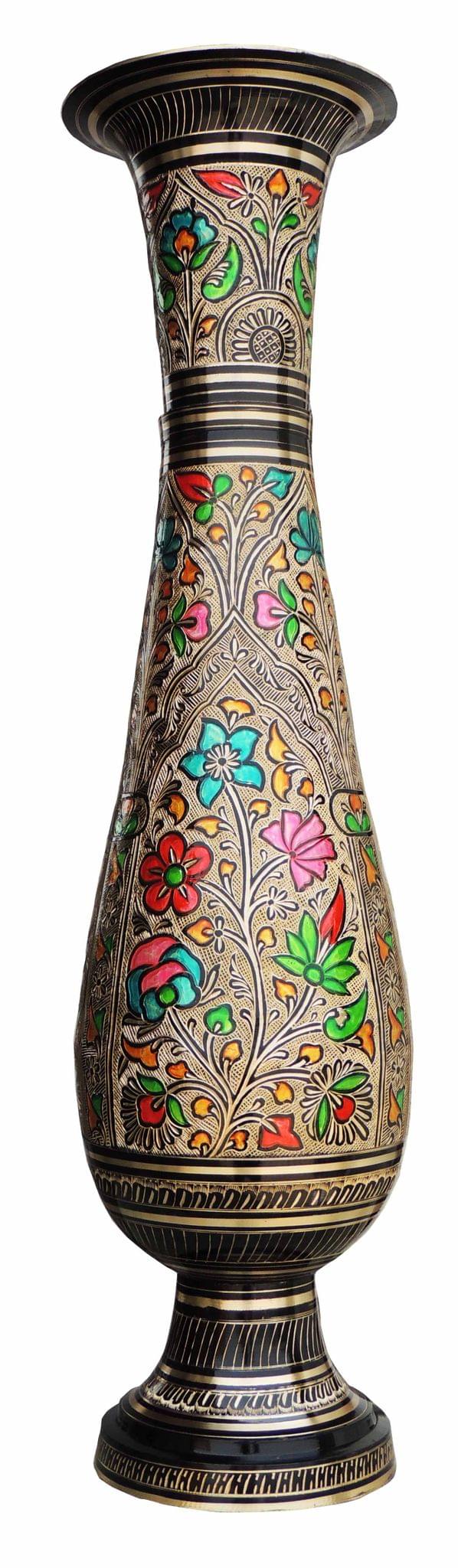 Brass & , Vase (F584/36) — 35.2"