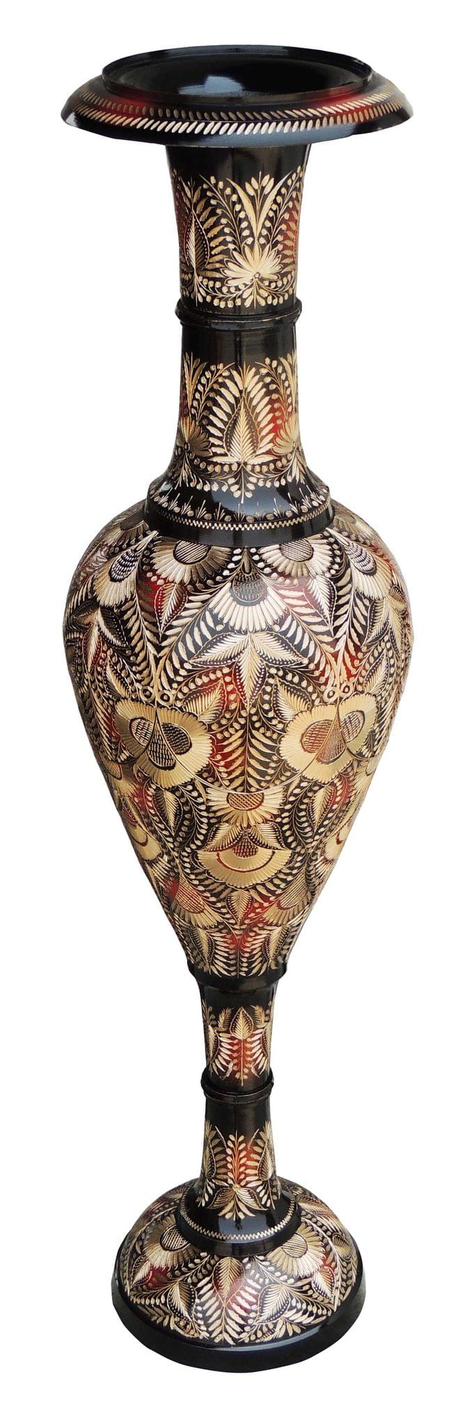 Brass & , Vase (F585/36) — 35.5"