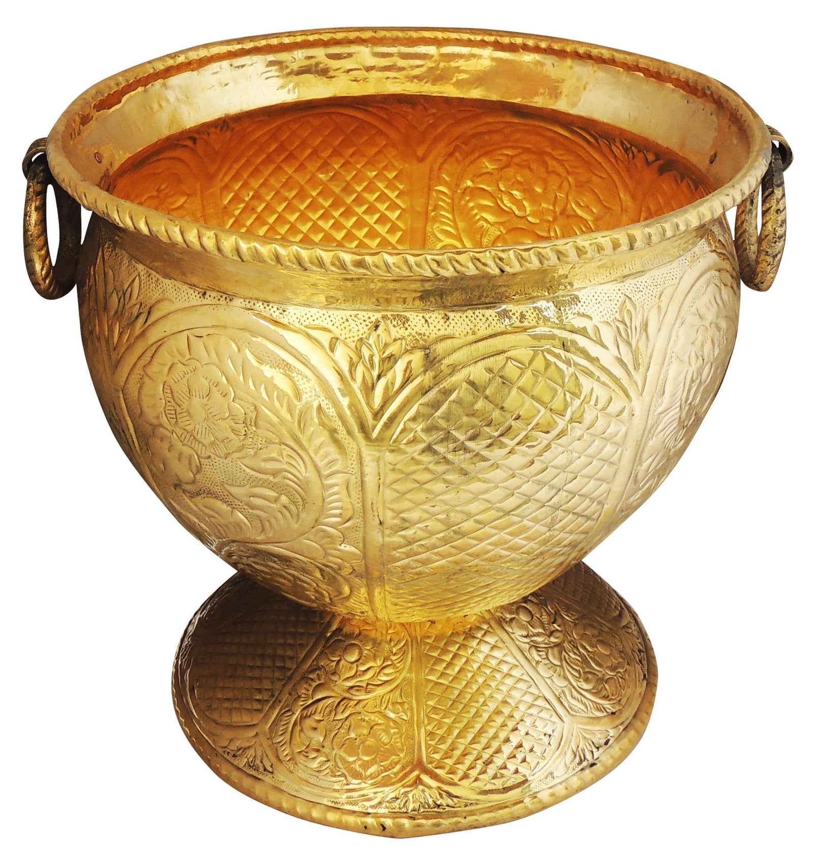 Brass Planter, Gamla — 14.5"