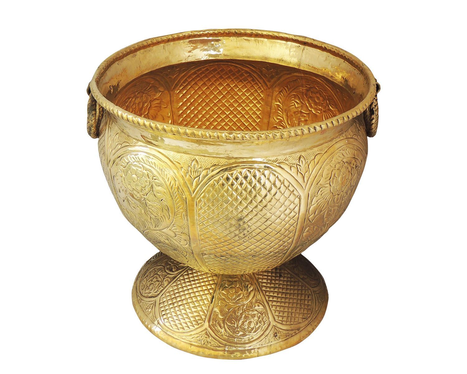 Brass Planter, Gamla — 17"