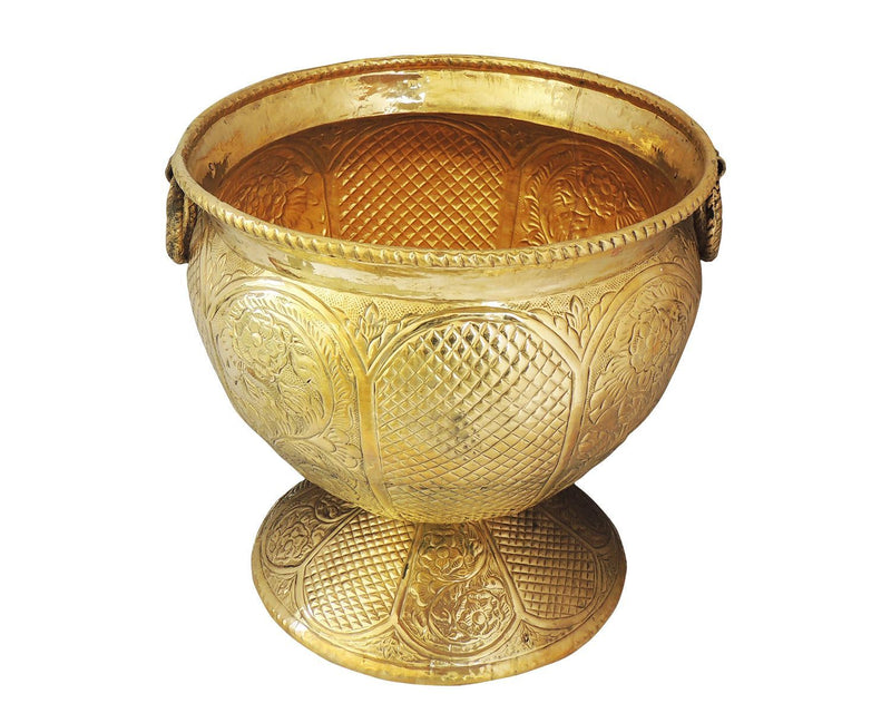 Brass Planter, Gamla — 17"