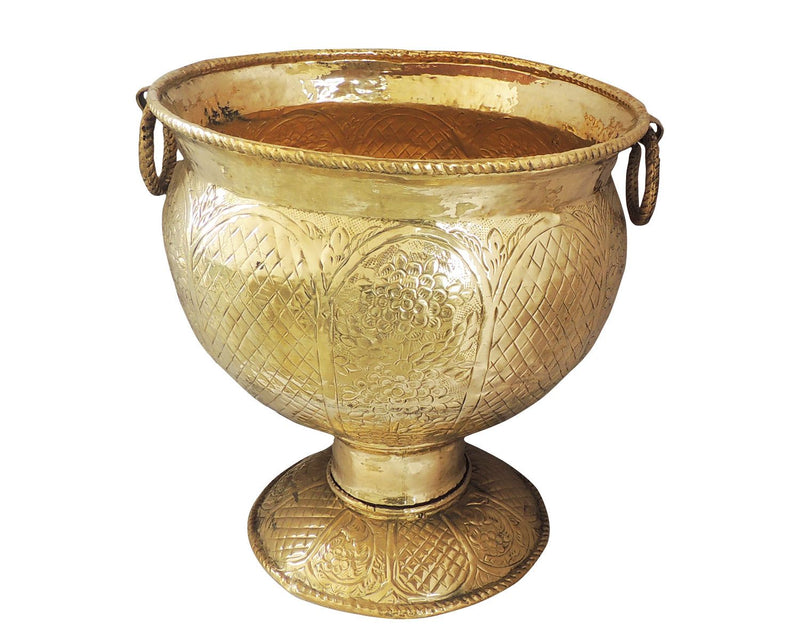 Brass Planter, Gamla — 22"
