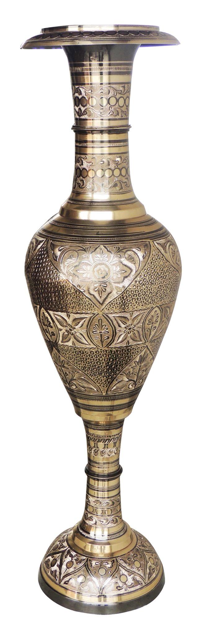 Brass & , Vase — 35.7"