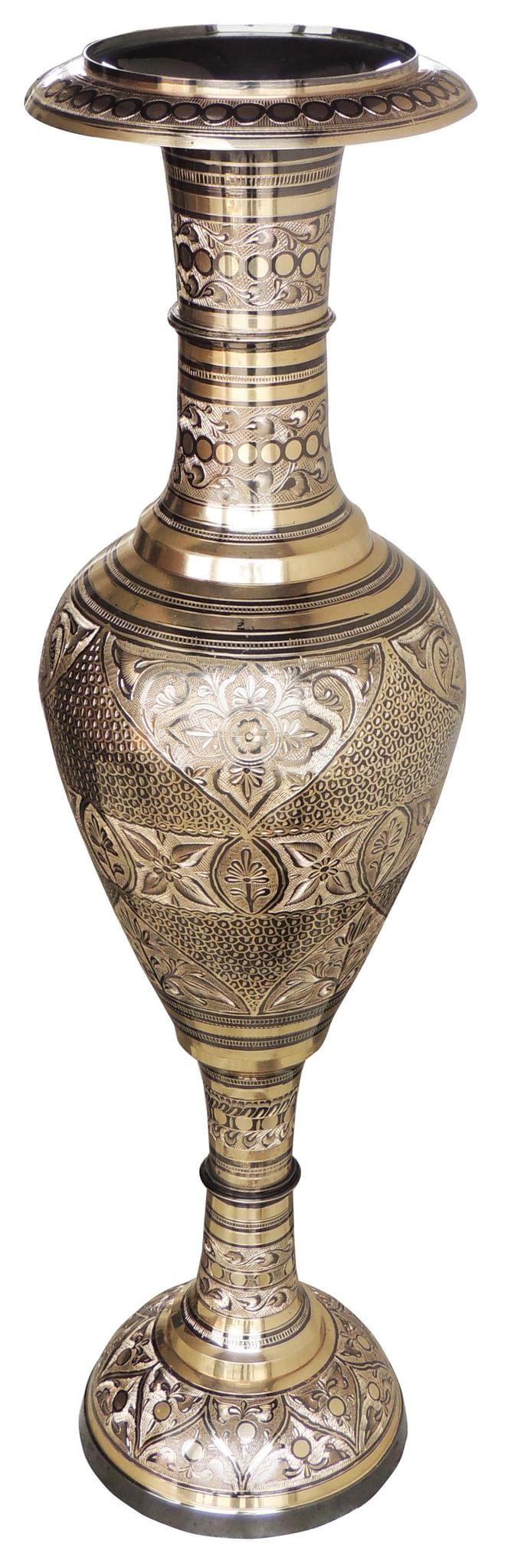 Brass & , Vase — 35.7"