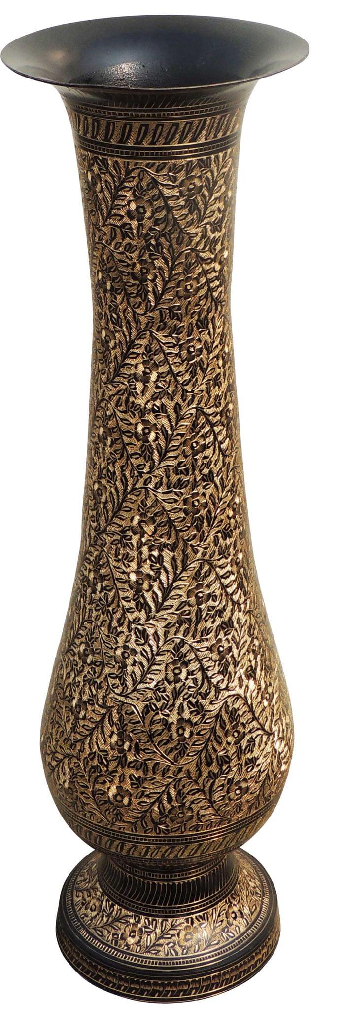 Brass & , Vase (F601/24) — 24"