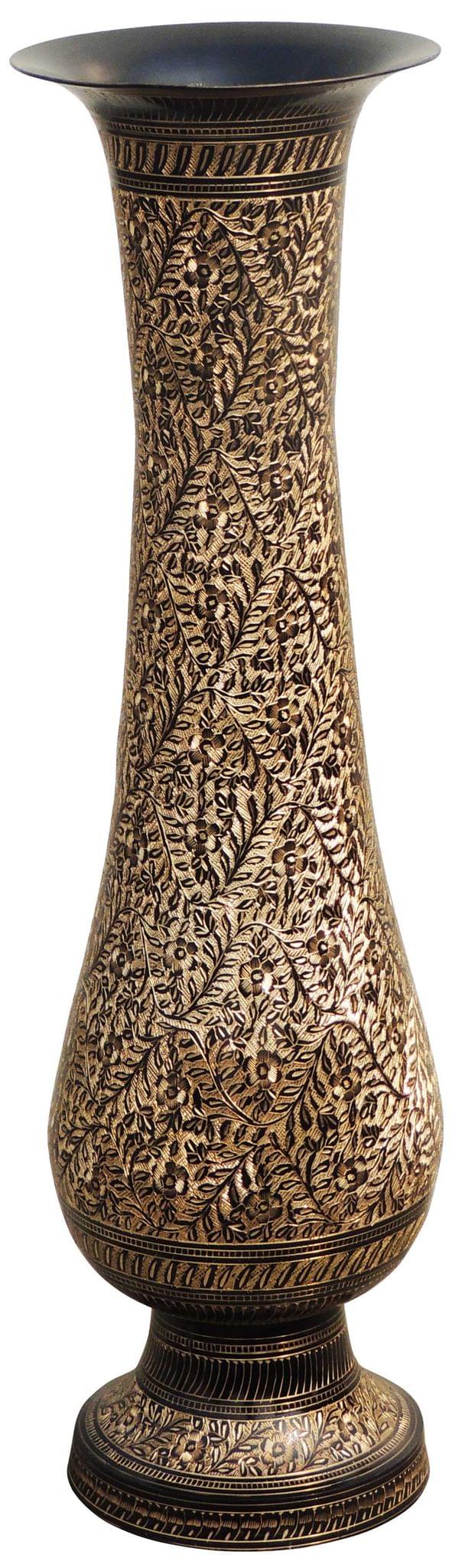 Brass & , Vase (F601/24) — 24"