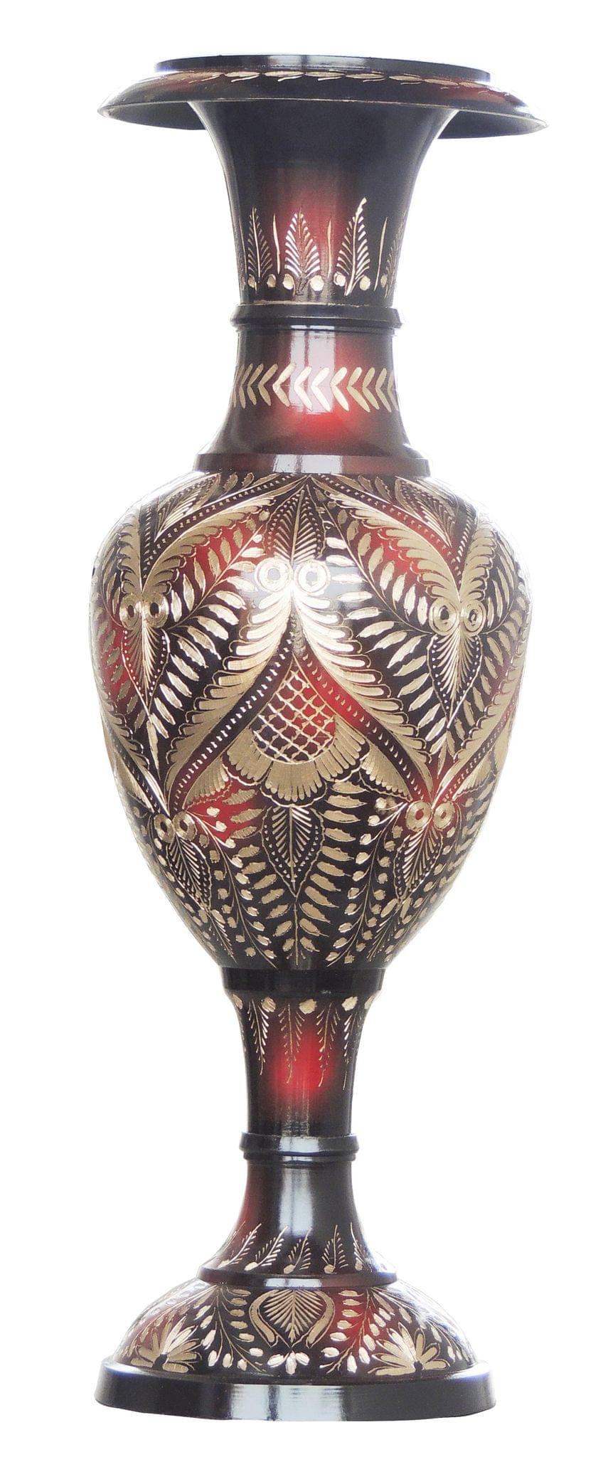 Brass & , Vase (F604/16) — 17.3"