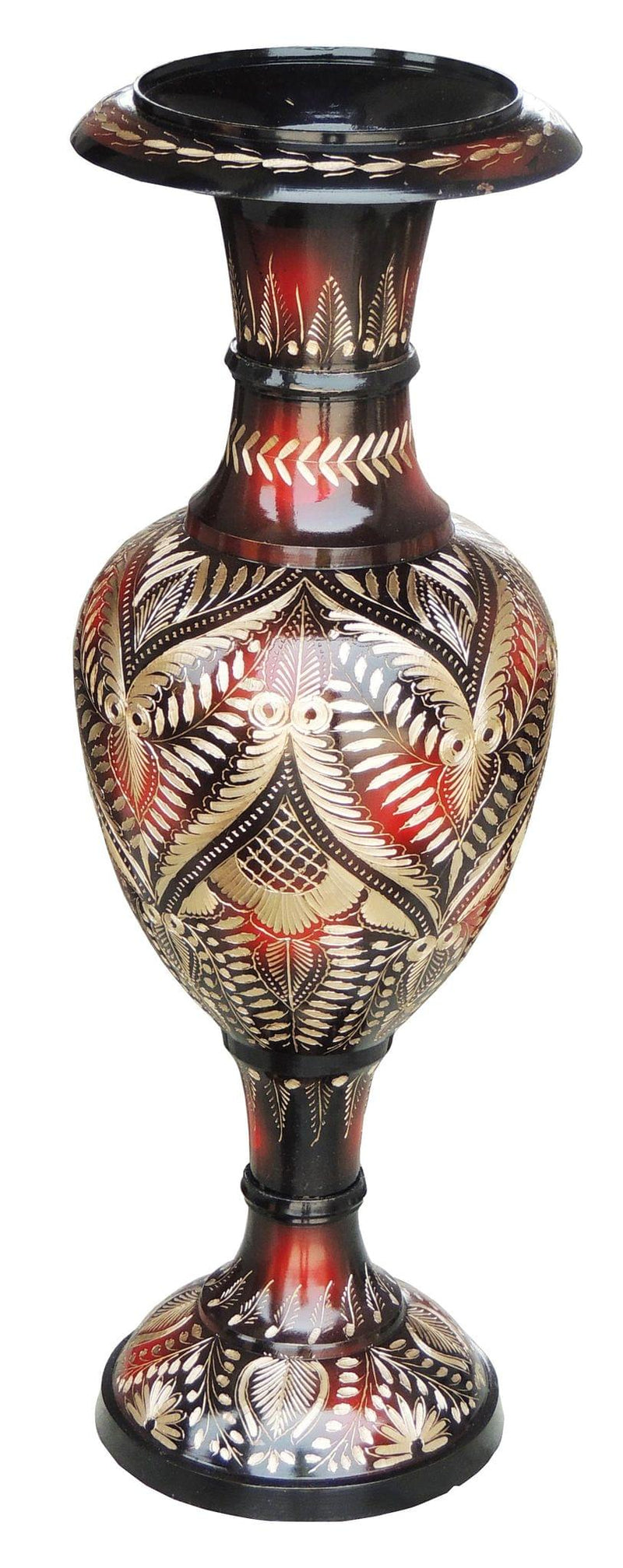 Brass & , Vase (F604/16) — 17.3"