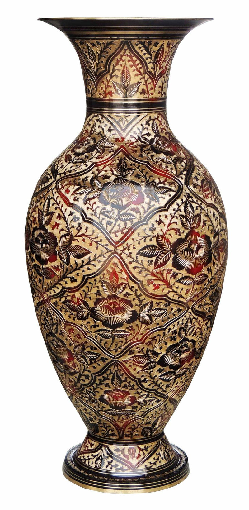 Brass & , Vase (F607/24) — 23.5"
