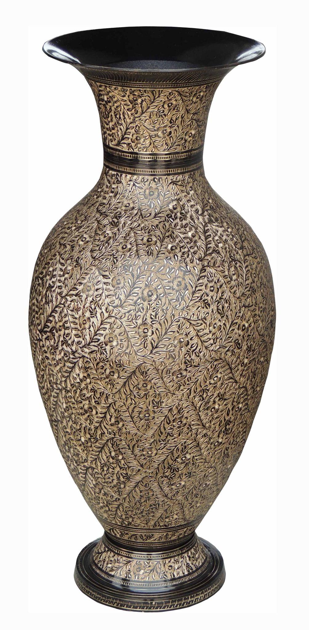 Brass & , Vase (F608/24) — 23.5"