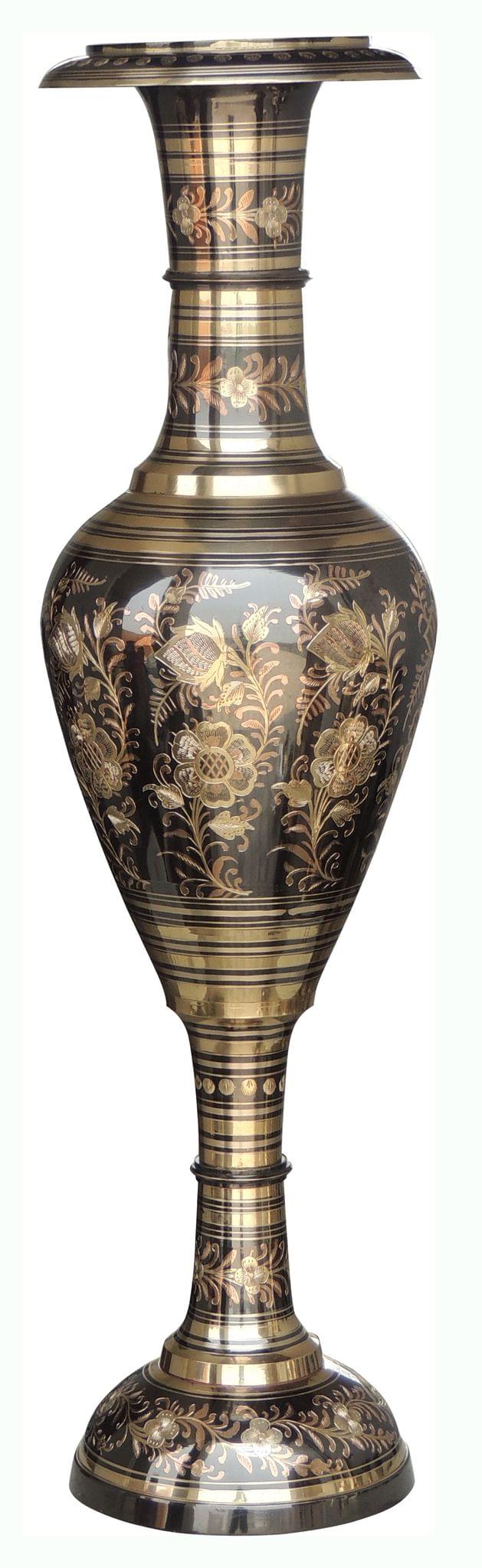 Brass & , Vase (F611/36) — 35.5"
