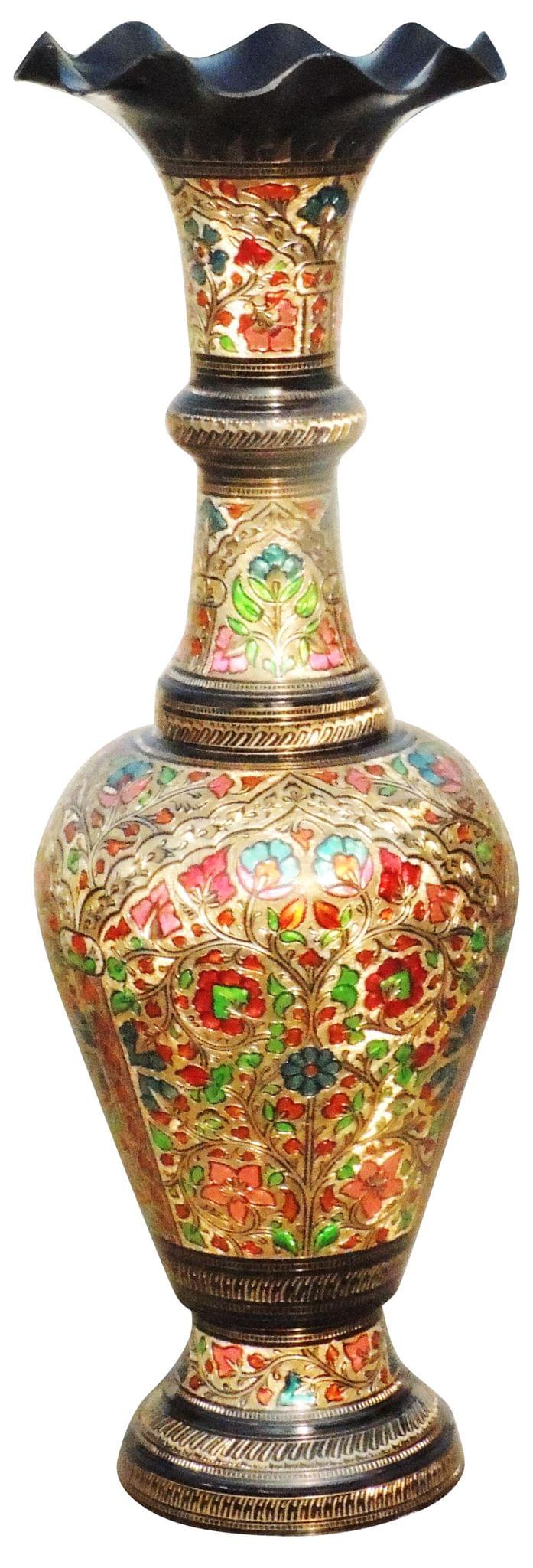 Brass & , Vase — 43.5"