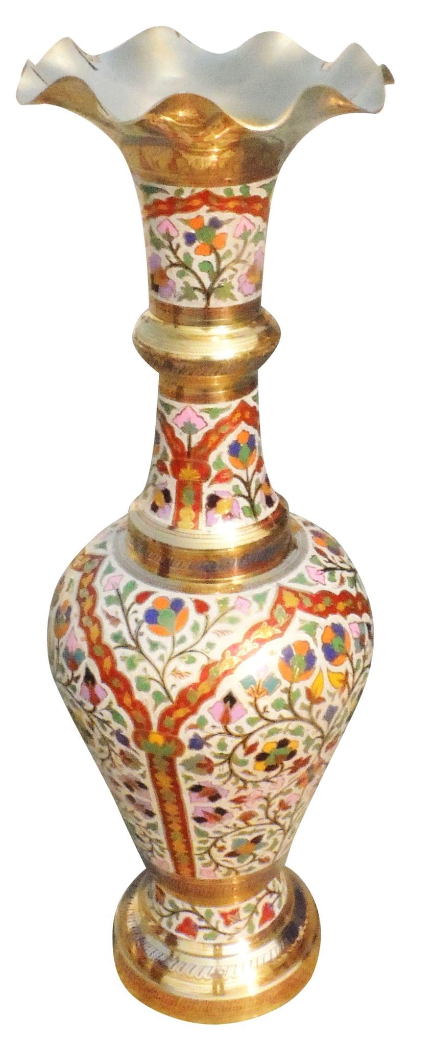 Brass & , Vase — 43.5"
