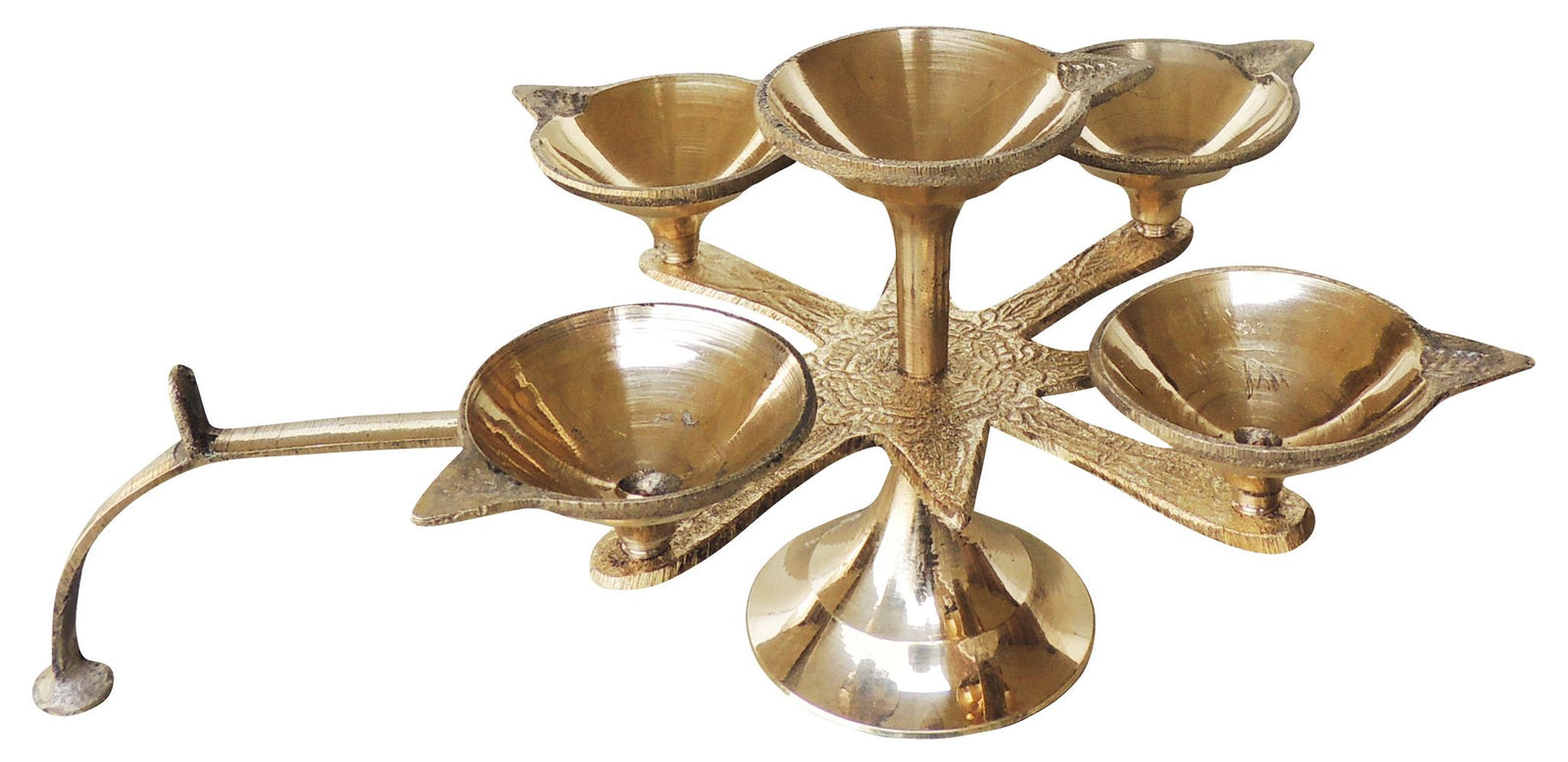 Brass Table Decor Star Deepak, Oil Lamp — 3.6"
