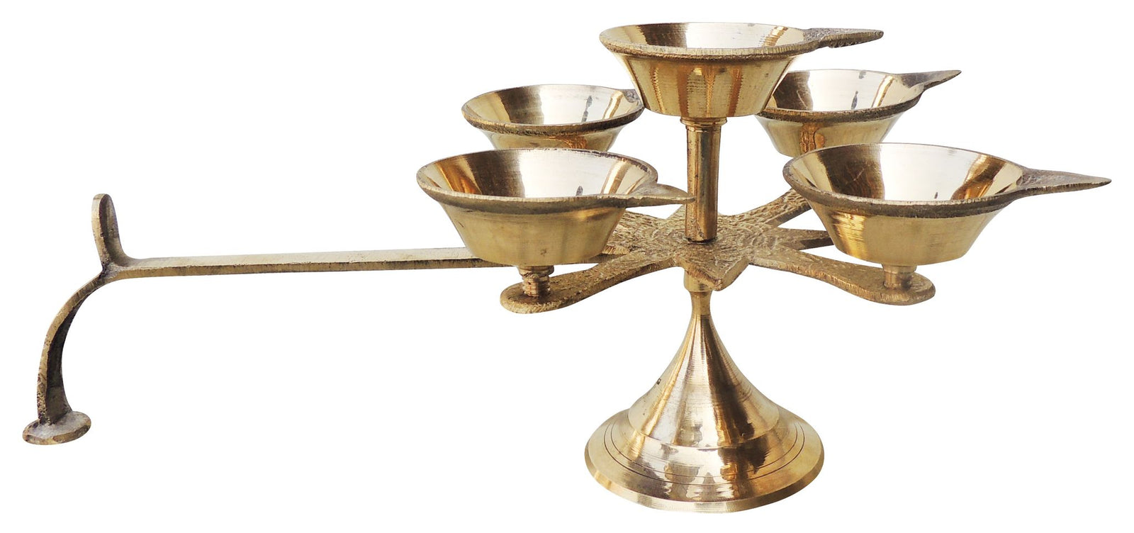 Brass Table Decor Star Deepak, Oil Lamp — 4.6"