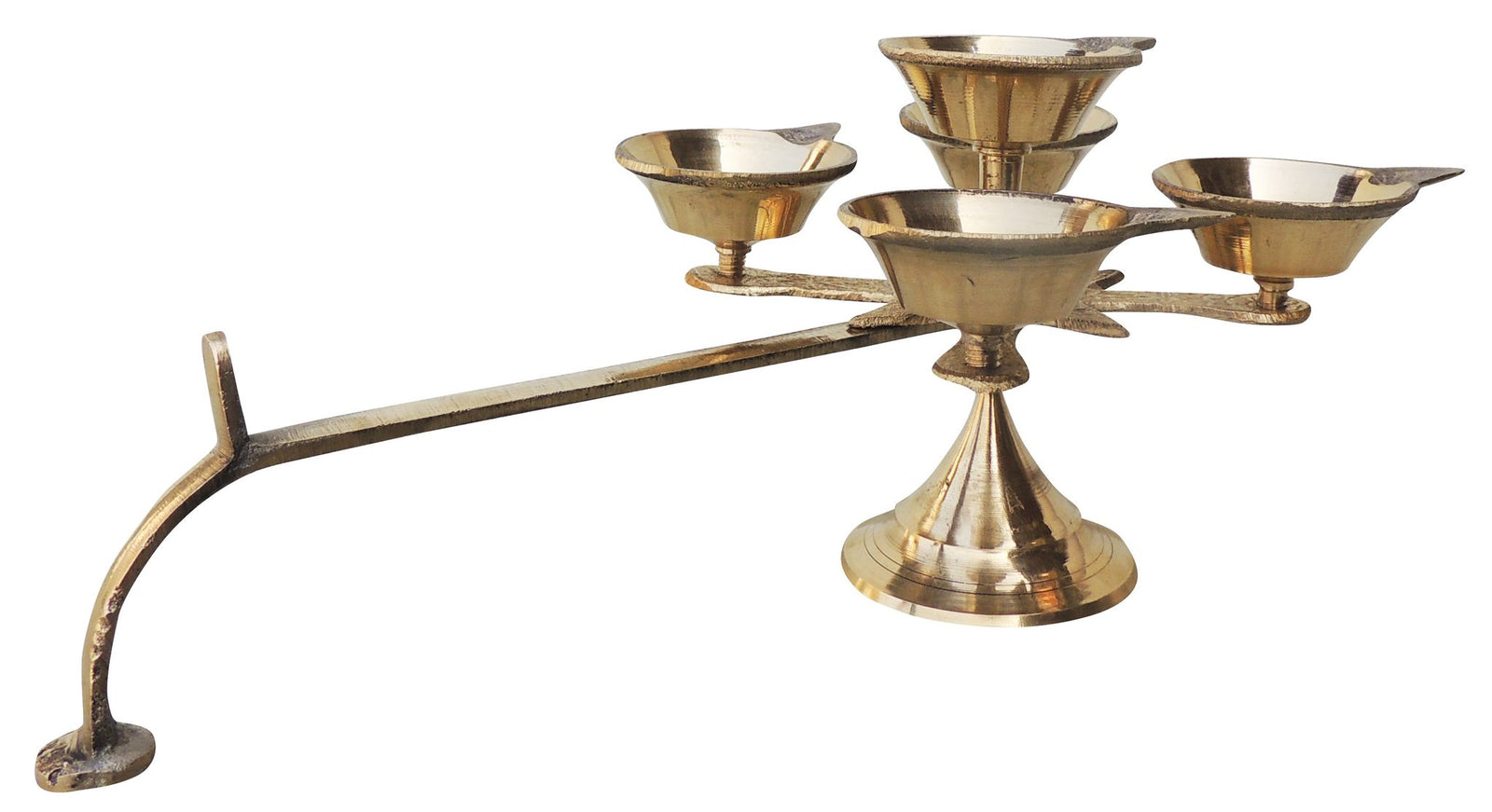 Brass Table Decor Star Deepak, Oil Lamp — 4.6"