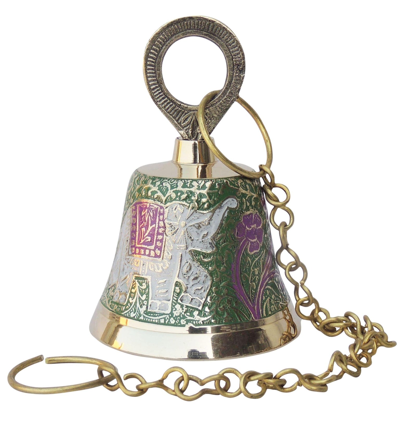 Brass Temple Pooja Bell, Bell — 4.8"