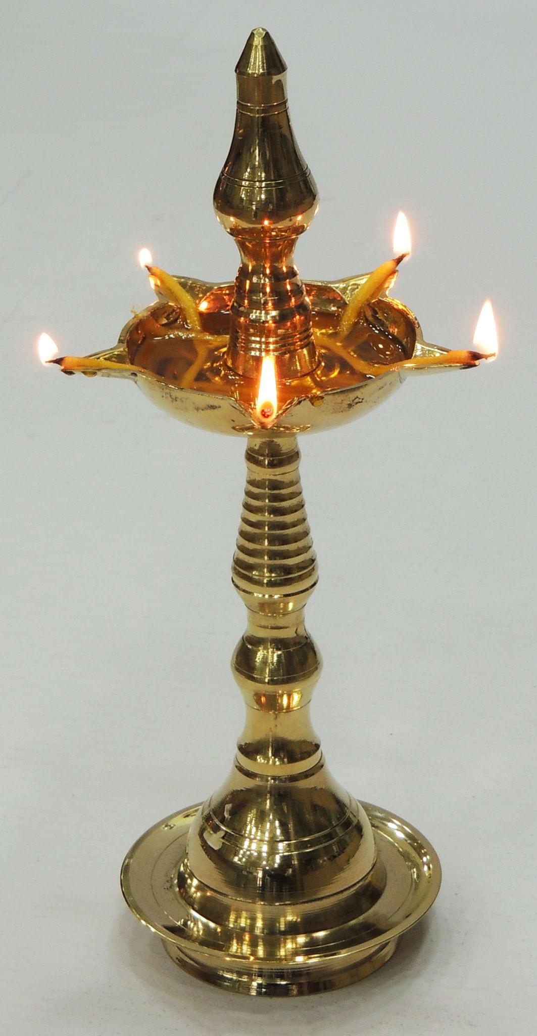 Brass Kerala Fancy No. 9 — 11.2"