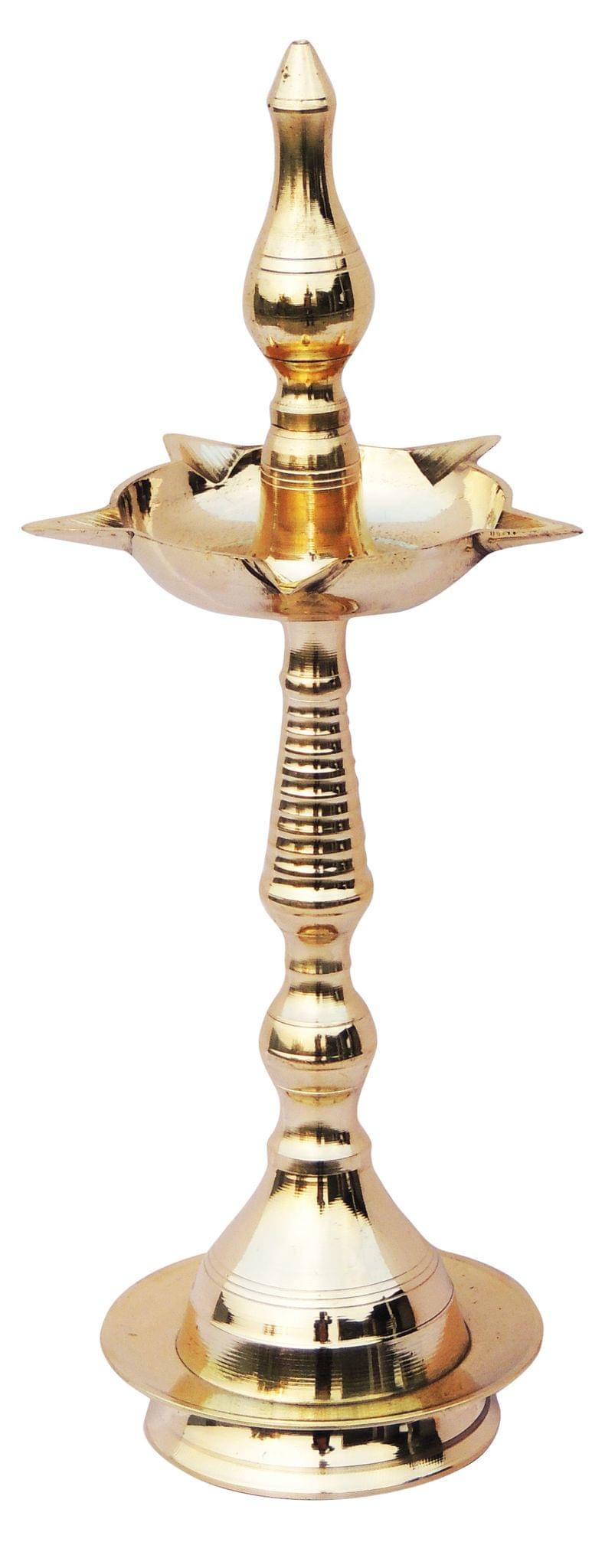 Brass Kerala Fancy No. 10 — 12.8"
