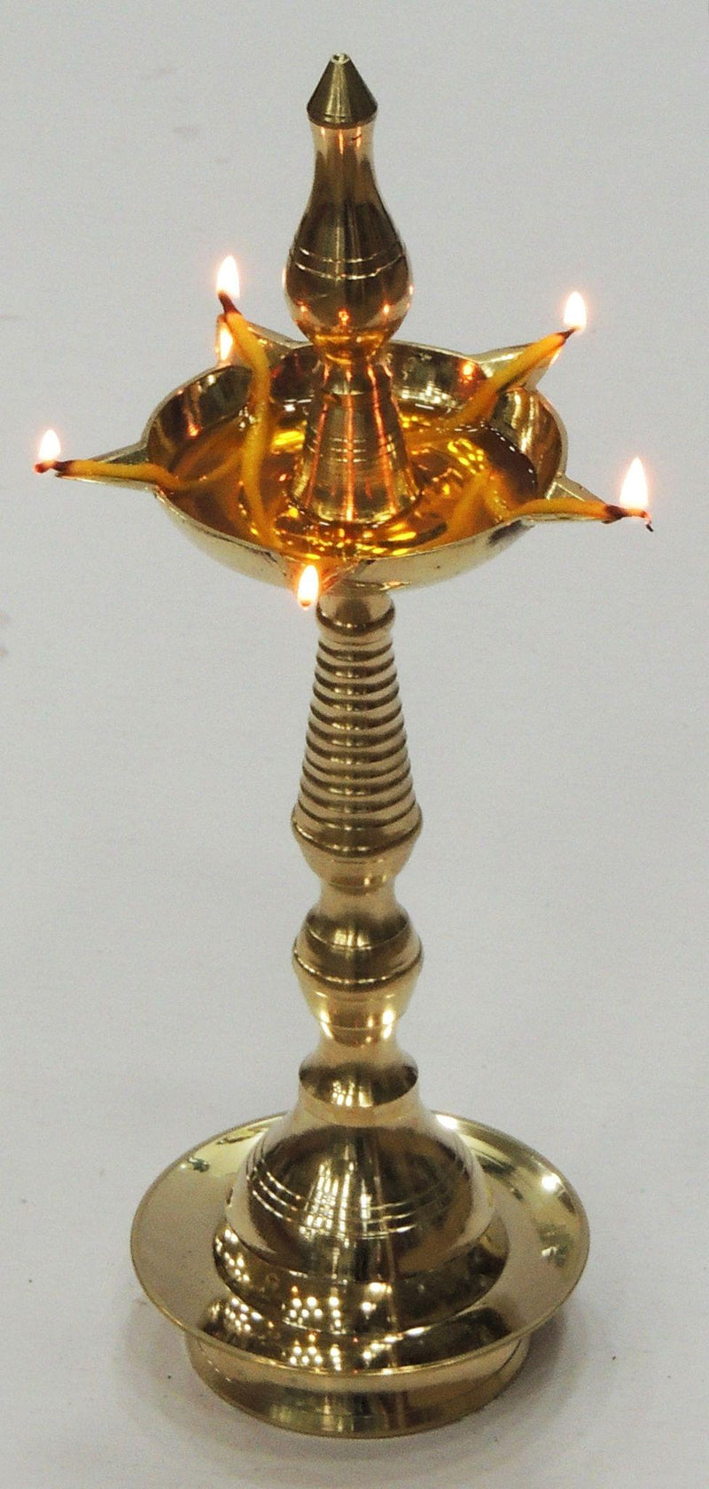 Brass Kerala Fancy No. 11 — 13.9"